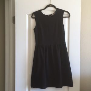 Ann Taylor Loft cotton black dress size 2